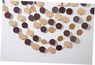 Boston Creative Company Kraft & Brown Decor - Brown Paper Garland, Rustic -image