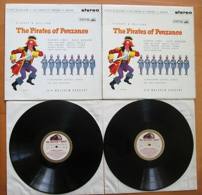 ASD 381-2 ED1 Gilbert & Sullivan Pirates Of Penzance Sargent 2LP HMV W/G 1st NM-image