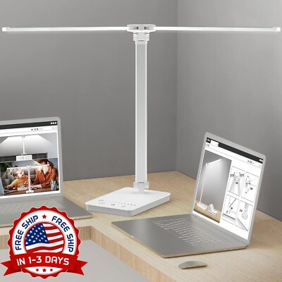 Lampara LED Lamparas De Mesa Para Oficina Y Cuarto Luz Escritorio Estudiar NUEVO-image