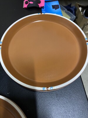 (4) DANSK MESA TERRA COTTA DINNER PLATES) 10 1/4