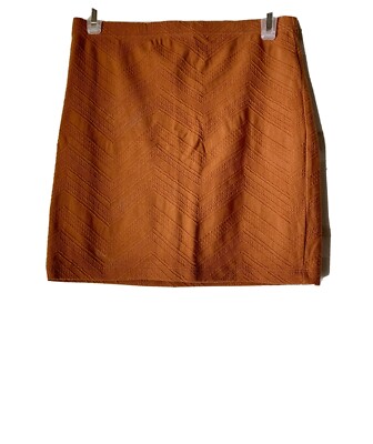 NWOT Forever 21 Orange Mini Skirt, Size Large-image