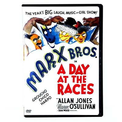 A Day At The Races (DVD, 1937) Like New !  The Marx Brothers  Maureen O'Sullivan-image