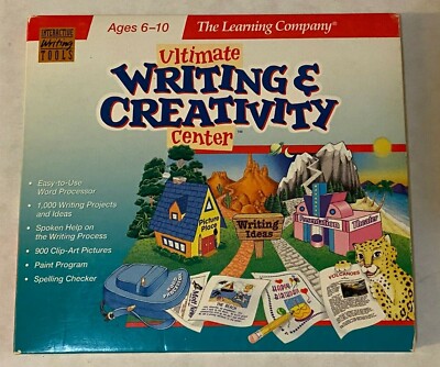 Learning Company Ultimate Writing & Creativity Center Win & Mac PC CD-ROM 1996-image