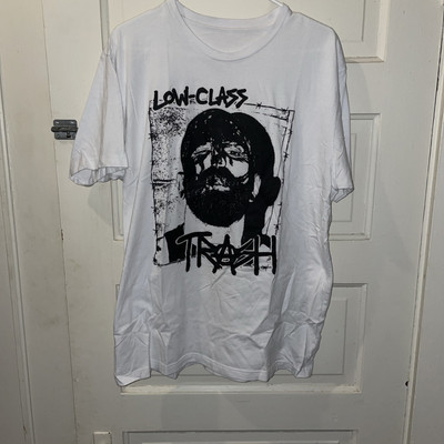 Bam Sullivan  Low Class Trash T-Shirt White  Fits Like A Large. Wrestling -image