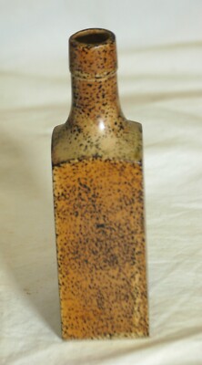 Genuine Stoneware Square Speckled Bud Vase Japan Creative Decorative Co.-image