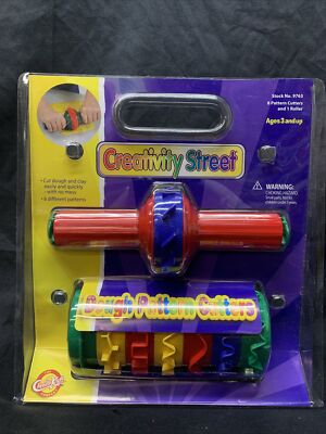 Creativity Street Dough Pattern Cutters, 8 Different patterns-PlayDough-Toy Set-image