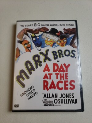 A Day at the Races (DVD,1937) Marx Brothers,Maureen O’Sullivan B&W Brand New -image