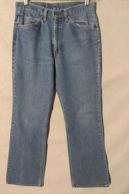 F1719 Levi's 517 USA Made Orange Tab Killer Fade Jeans Men's 32x32-image