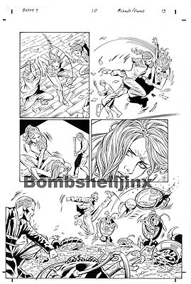 Dark Horse Joss Whedon's BUFFY 9 #10 Page 13 Original Art -- Richards  and Owens-image