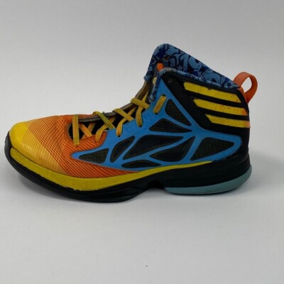 Adidas Mens Crazy Fast Basketball Shoes Black Q32832 2012 Lace Up Mid Top 6 M-image