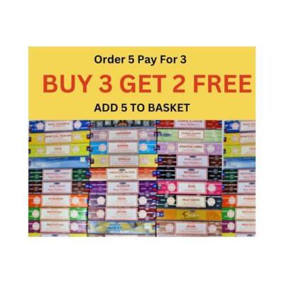 Satya Incense Nag Champa Insence Sticks Joss Mix & Match Scents Genuine-image