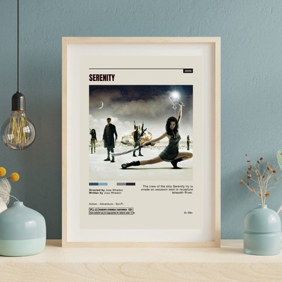 Serenity Poster, Joss Whedon, Minimal Movie Art, Retro Movie Poster-image