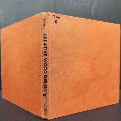 Creative Wood Design by Ernst Rottger 1960 vintage art school book-image
