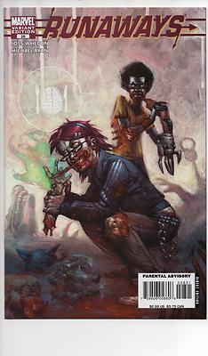 RUNAWAYS #28 HI GRADE 2005 ZOMBIE VARIANT COVER! NEW TV SHOW COMING JOSS WHEDON-image