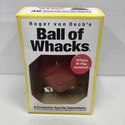 Roger Von Oech's BALL OF WHACKS Set Of Magnetic Design Blocks Creative Tool NEW-image