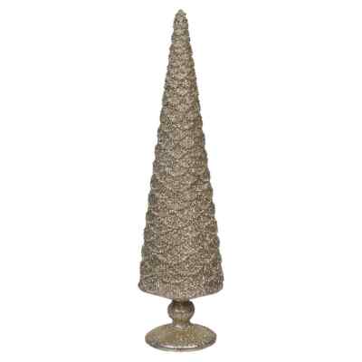 Champagne Embossed Resin Tree-image