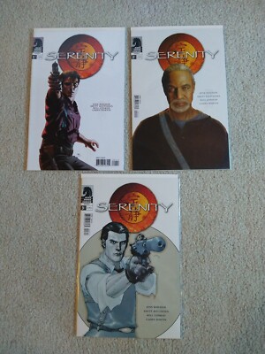 Serenity Lot #1-3 Joss Whedon Dark Horse Comics-image