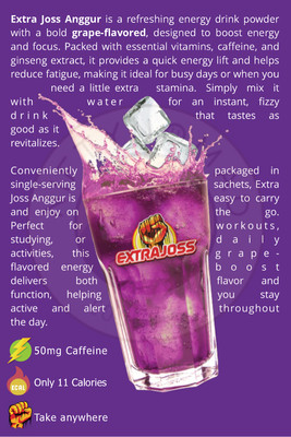 EXTRA JOSS GRAPE (40 BOXES @ 240 SACHETS) Caffeinated Powdered Energy Drink-image