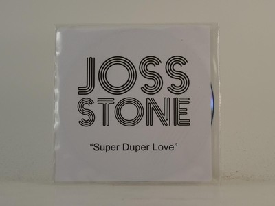 JOSS STONE SUPER DUPER LOVE (SINGLE MIX) (H1) 1 Track Promo CD Single White Slee-image