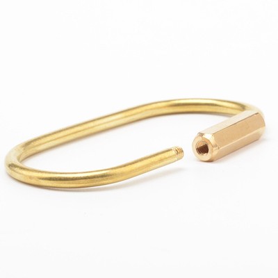  Simple Creative Golden Brass Keychain Purse Keyring Key Holder Fashionable Belt-image
