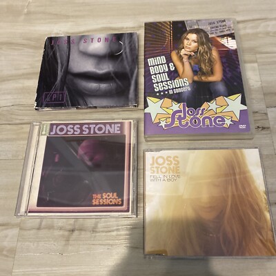 Joss Stone 4 CD DVD LOT Fell In Love With A Boy Import LP1 In Concert The Soul-image