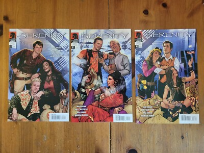 Serenity: Better Days (2008) Complete Set #1-3 Joss Whedon  Dark Horse Comics-image