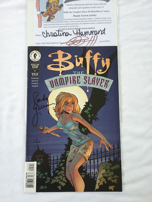 BUFFY THE VAMPIRE SLAYER #5B (VF) Dark Horse Comics  1999 signed Randy Green-image