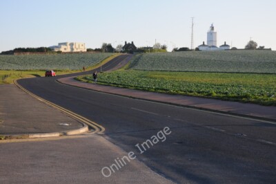 Photo 6x4 Road at North Foreland Broadstairs Road above Joss Bay at North c2011-image