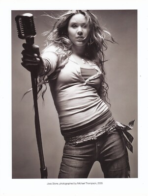 JOSS STONE - music magazine full page poster  -  27.8 X 21.1 cms (P005)-image