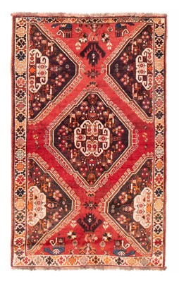 Vintage Hand-Knotted Area Rug 4'0