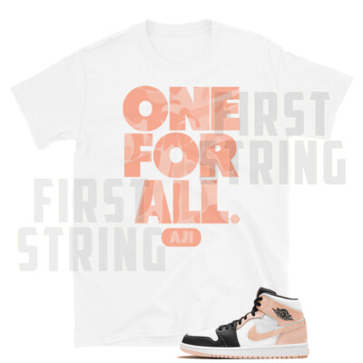 One For All Shirt to Match Jordan 1 Mid Crimson Tint / Arctic Orange S-2XL -image