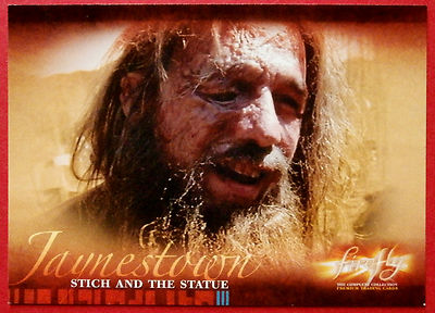 Joss Whedon's FIREFLY - Card #33 - Stich and the Statue - Inkworks 2006-image