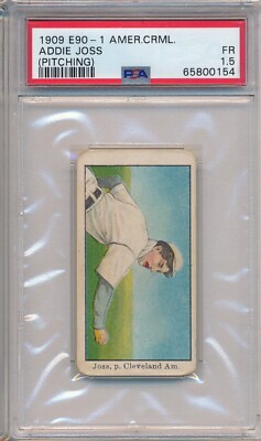 1909 E90-1 AMERICAN CARAMEL - ADDIE JOSS - PSA 1.5 FR (SVSC) NEWLY GRADED!-image