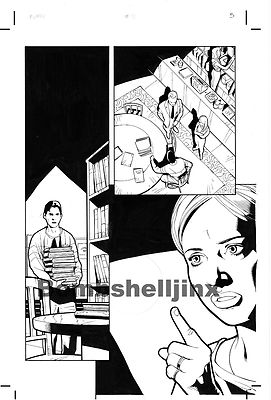 Dark Horse Joss Whedon's BUFFY #41 Page 5 Original Art -- Richards  and Oclair-image