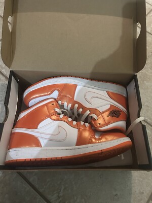 air jordan 1 se mid electro orange-image