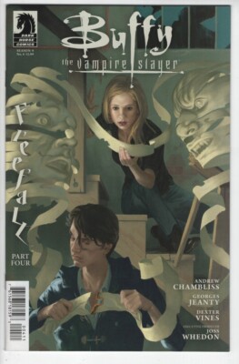 Buffy Vampire Slayer Season 9 #4 cover A comic book TV show series Joss Whedon-image