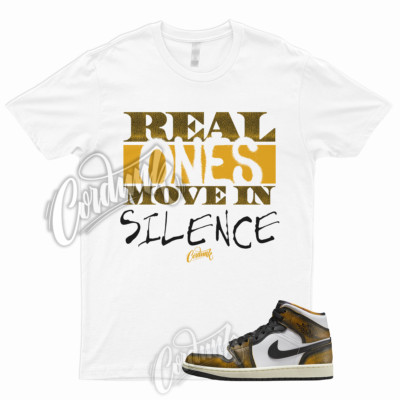 R1 T for 1 Mid Wear Away White Black Orange Shirt To Match AJ1 Taxi Pollen-image