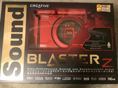 CREATIVE HI-RES COMPATIBLE SOUND CARD PCIe SOUND BLASTER Z PLAY REDIRECT CO NEW-image