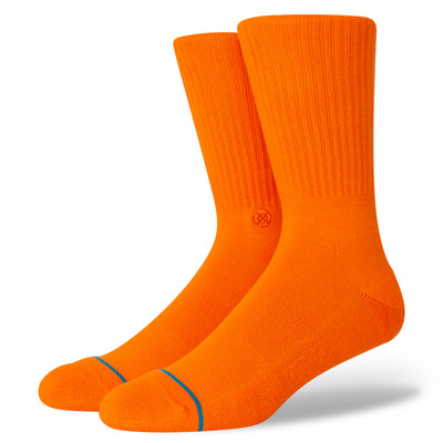 Stance mens Icon Solid Color Cotton Crew Socks-image