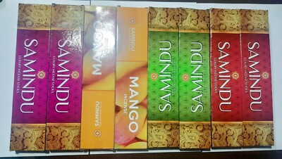 Samindu luxury Incense Sticks various Fragrances 24 Joss Sticks 4 Scent in 1Pack-image