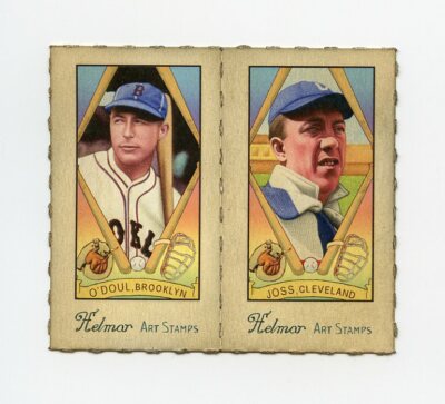 #TN02318 O'DOUL & JOSS Rare Helmar Uncut Stamp Cards-image