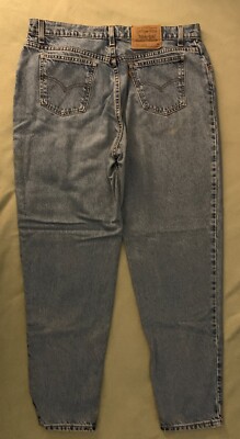 VTG Levi's 922 Orange Tab Denim Jeans Women Sz 16 Med Tapered Leg Fit Pants-image