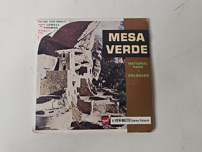 View-Master GAF Mesa Verde National Park - 3 reel packet A325-image