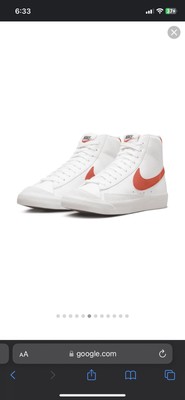 Size 7 - Nike Blazer Mid '77 Vintage White Mantra Orange-image