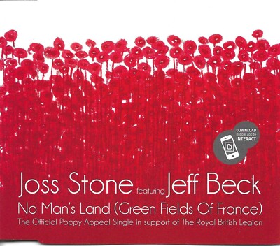 JOSS STONE w/ JEFF BECK No Man’s Land EDIT w/STICKER CD single SEALED USA Seller-image