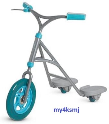 American Girl Teal Blue SPORTY SCOOTER bike for DOLL Blaire Joss Luciana Kira-image