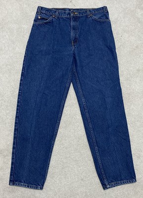 Vintage Levis 550 Jeans 1998 Mens 36x30 Orange Tab Straight Leg Red Batwing-image