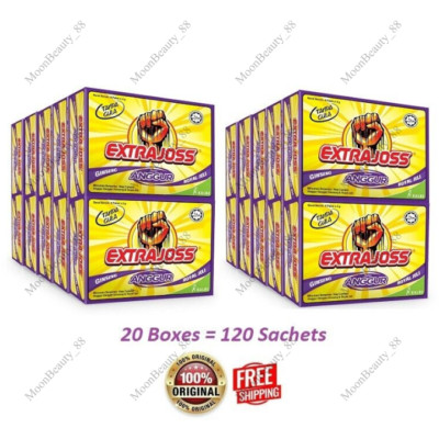 120 Sachet Extra Joss Grape Flavour Sugar Free Energy Drink Powder FREE SHIPPING-image