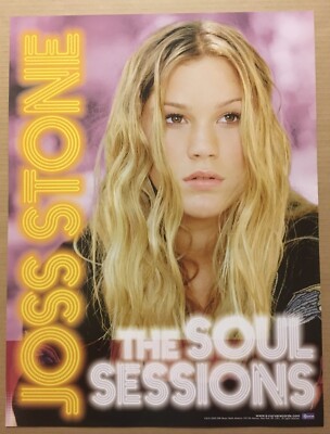 JOSS STONE Rare VINTAGE 2003 PROMO POSTER For Sessions CD 18x24 NEVER DISPLAYED-image