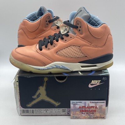 Size 7Y - Jordan 5 Retro x DJ Khaled Mid We The Best Crimson Bliss (DV4983-641)-image
